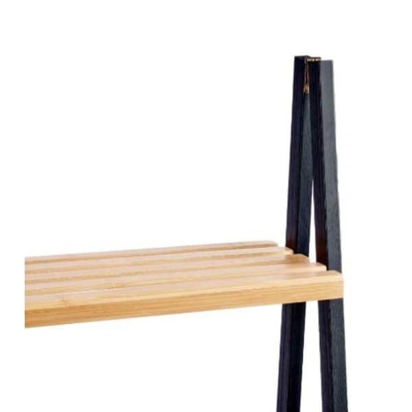Badrumshyllor Berilo WR5504-4-425 Svart Naturell 40 x 109,3 x 30 cm
