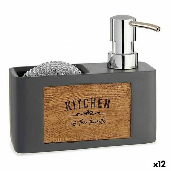Diskmedelspump 2-i-1 Kinvara B5625B-A Polyresin 15 x 13 x 6 cm (12 antal)
