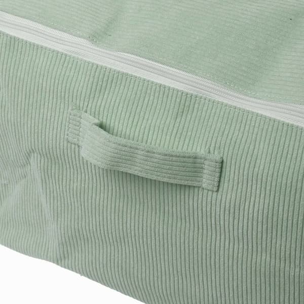 Förvaringslåda Versa Corduroy 38 x 26 x 26 cm Grön