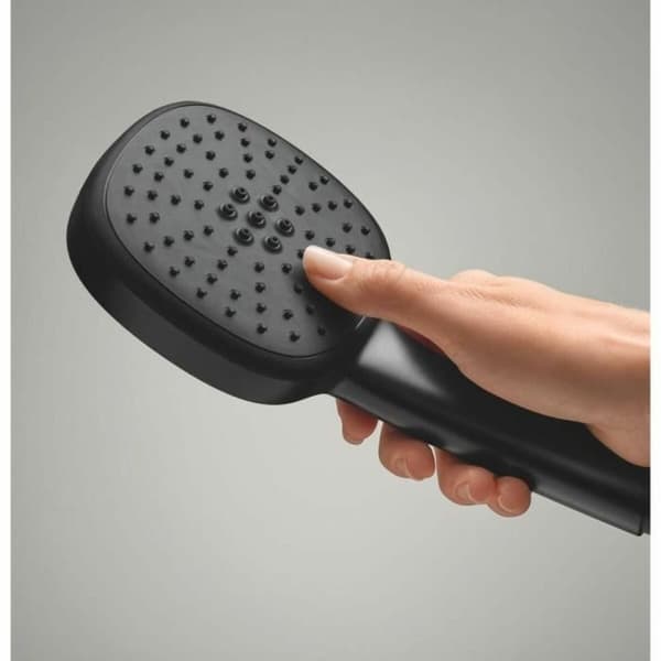 Duschros Grohe Svart Svart matt Silikon