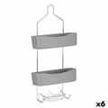 Miniatyrbillede 1 af 4: Badeværelse reol Berilo W7072 - 383 Grå Metal Plastik 28 x 60 x 14 cm (6 enheder)