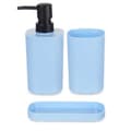 Miniatyrbillede 3 af 3: Conjunto de Banho Berilo B8108-S3-BLUE Blå Sort polypropylen (12 enheder)
