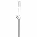 Miniatyrbillede 1 af 4: Et brusehoved med slange til fordeling af vandet Grohe Vitalio Get Stick 27459000 Chromsalt 150 cm 1 Position