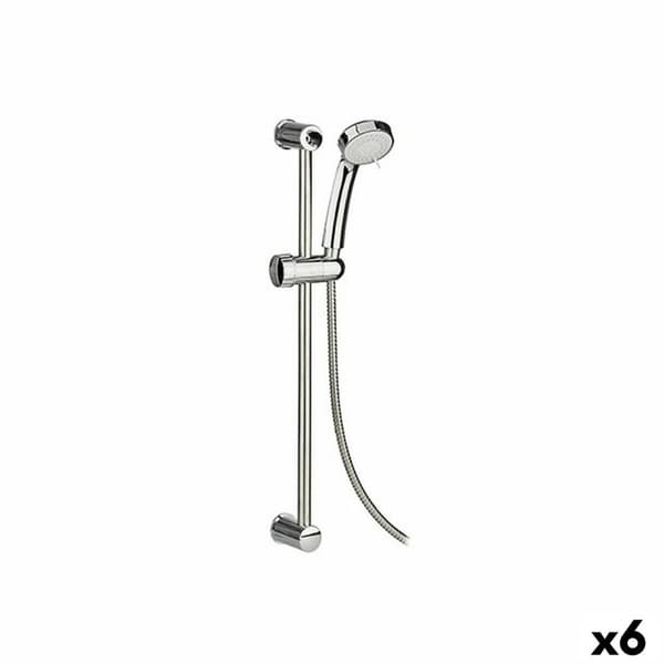 Søjler til brusebade Berilo 9921317BC Sølvfarvet Stål Plastik 18 x 8 x 72,5 cm 3 Dele (6 enheder)