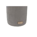 Pikkukuva 2 / 2: Vessaharja DKD Home Decor Harmaa Sementti Ruostumaton teräs 10 x 10 x 36 cm