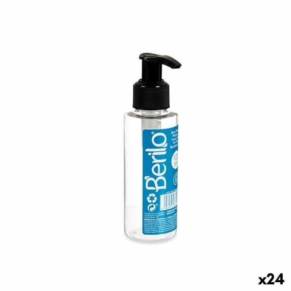 Saippua-annostelija Berilo SE1541-DOSIFICADOR Musta Läpinäkyvä Muovinen 100 ml (24 osaa)