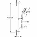 Miniatyrbillede 3 af 4: Søjler til brusebade Grohe Vitalio Comfort 110 ABS Plastik