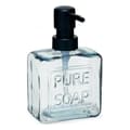 Pikkukuva 2 / 2: Saippua-annostelija Pure Soap 250 ml Kristalli Musta Muovinen (12 osaa)