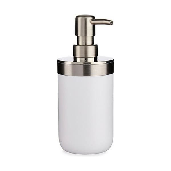 Saippua-annostelija Berilo BP15-001-2 Valkoinen Hopeinen Muovinen 350 ml 8 x 17 x 9 cm (6 osaa)