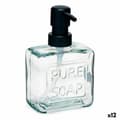 Pikkukuva 1 / 2: Saippua-annostelija Berilo Pure Soap Läpinäkyvä Kristalli Muovinen 250 ml 9 x 15 x 5 cm (12 osaa)