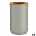 Pikkukuva 1 / 2: Hammasharjateline Berilo BP16-103G Ruskea Harmaa Bambu polypropeeni 7,7 x 11,5 x 7,7 cm (6 osaa)