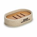 Pikkukuva 2 / 2: Saippuakuppi Beige Hartsi 8 x 2,5 x 12,5 cm (12 osaa)