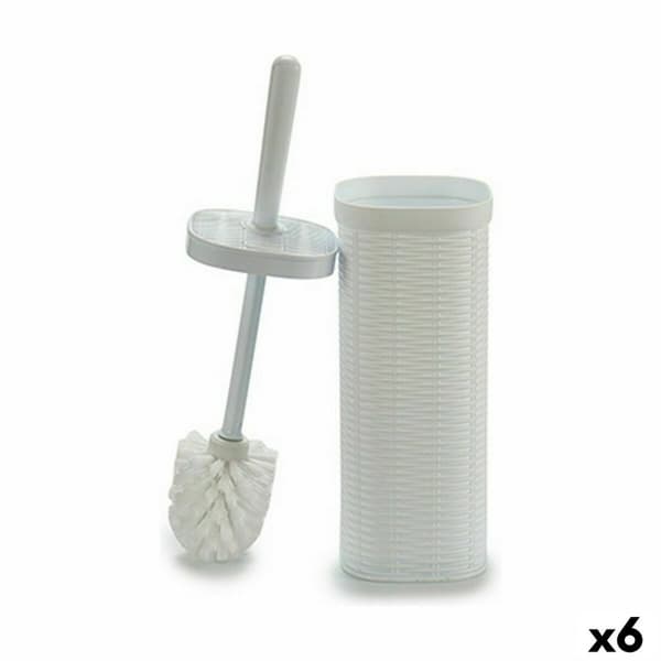 Vessaharja Stefanplast Elegance Valkoinen Muovinen 11,5 x 40,5 x 11,5 cm (6 osaa)