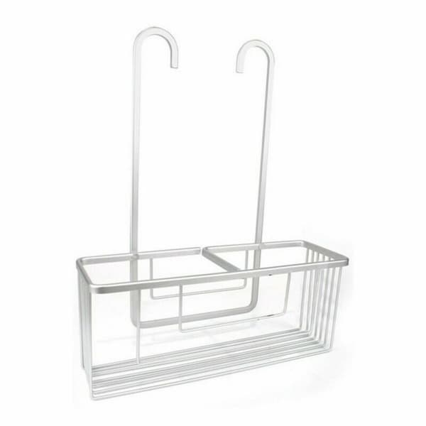 Kylpyhuonehyllyt Confortime Alluma Hopeinen Alumiini 35,7 x 12,7 x 44,5 cm (6 osaa)