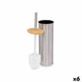Pikkukuva 1 / 3: Vessaharja Berilo B1041SW Hopeinen Bambu Ruostumaton teräs 9,5 x 27,5 x 9,5 cm (6 osaa)