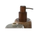 Miniatyrbild 3 av 3: Tvåldispenser Home ESPRIT Brun Grå Polyetylen Stengods 8,5 X 8,5 X 16 cm (2 antal)