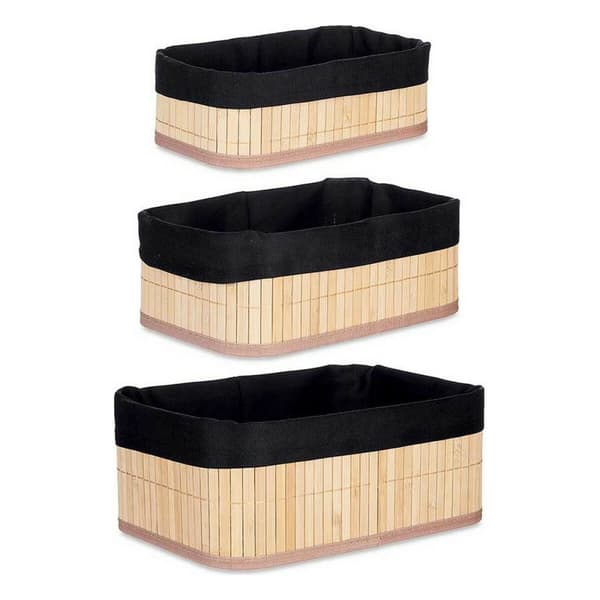 Järjestelijät Berilo BA1317-438 Bambu 31 x 12 x 21 cm Setti