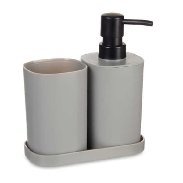 Badkit Berilo B8108-S3-GREY Svart Grå polypropen (12 antal)