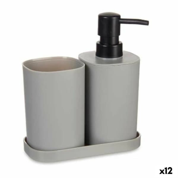 Badkit Berilo B8108-S3-GREY Svart Grå polypropen (12 antal)