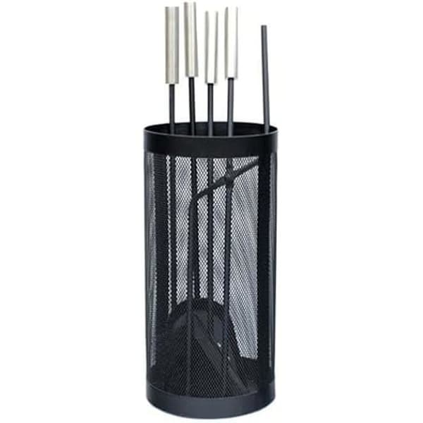Öppen spis - DKD HEMINNREDNING - Standard - Rostfritt stål - Svart - 11 x 2 x 51 cm
