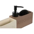 Pikkukuva 3 / 3: Saippuakuppi Home ESPRIT Terrakotta ABS Dolomite (2 osaa)
