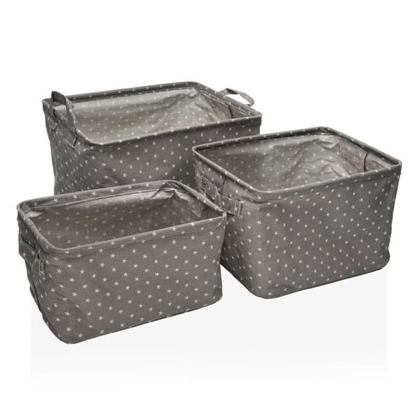 Setti pinottavia järjestelylaatikoita Versa Rec Stars 25 x 22 x 35 cm 35 x 25 x 22 cm 32 x 21 x 19 cm 28 x 17 x 15 cm