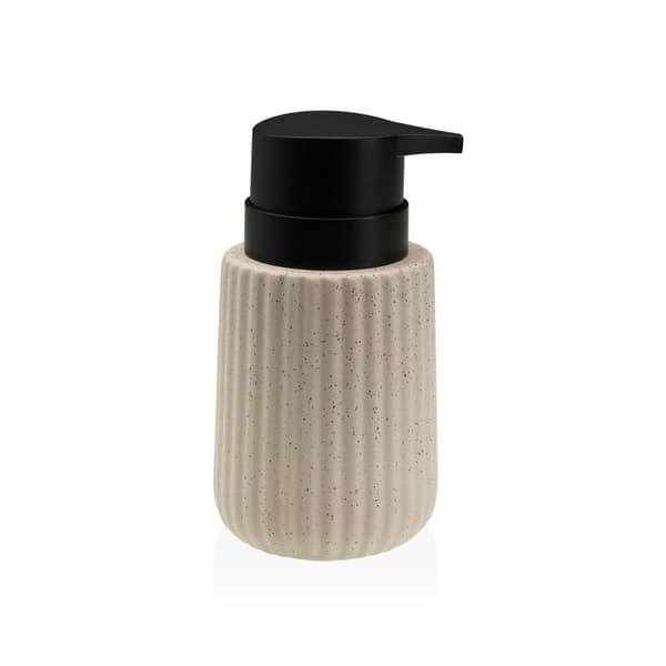 Sæbedispenser Versa Beige Keramik Bambus
