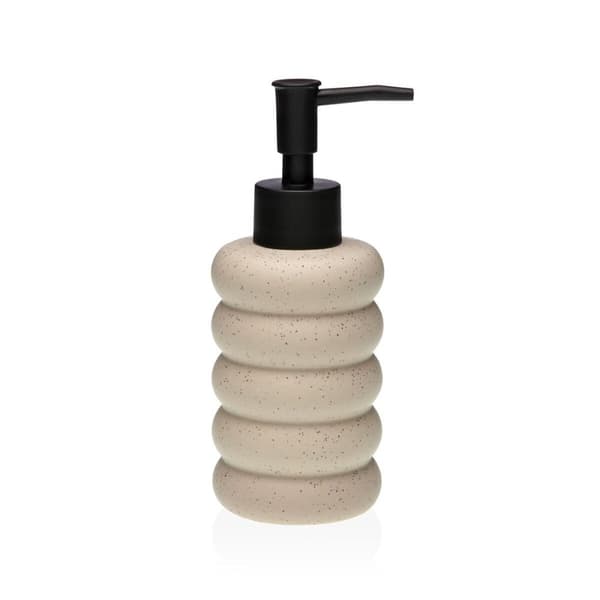 Sæbedispenser Versa Beige Keramik Bambus