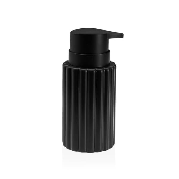 Tvåldispenser Versa Svart Keramik Bambu