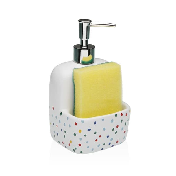 Tvåldispenser Versa DOTTY Keramik 9,4 x 17,8 x 10,5 cm