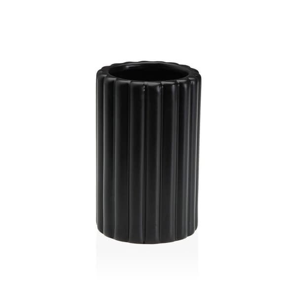 Tandbørsteholder Versa Sort Keramik