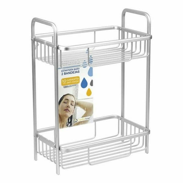 Badeværelse reol Confortime Alluma 29 x 18 x 40 cm (4 enheder)