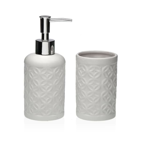 Conjunto de Banho Versa Hvid Dolomite 6,8 x 17 x 6,8 cm