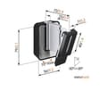 Miniatyrbillede 2 af 8: Vogels | Loundspeaker Mount | Turn, Tilt | Maximum weight (capacity) 5 kg | Black