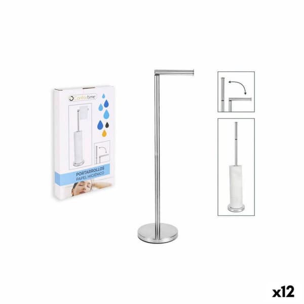 Toiletpapirholder Confortime Rustfrit stål Stål