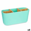 Miniatyrbillede 1 af 2: Tandbørsteholder Berilo B9045-GREEN Grøn Bambus polypropylen 21 x 10 x 9 cm (6 enheder)