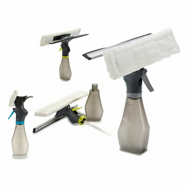Vinduespudser med Integreret Damper Dobbelt Plastik 26 x 27,5 x 26 cm (12 enheder)