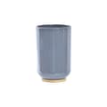 Miniatyrbillede 4 af 4: Conjunto de Banho DKD Home Decor Natur Grå Orange Koral Aluminium Bambus PS Moderne (9 x 7 x 16 cm) (2 enheder) (7 x 7 x 16 cm)