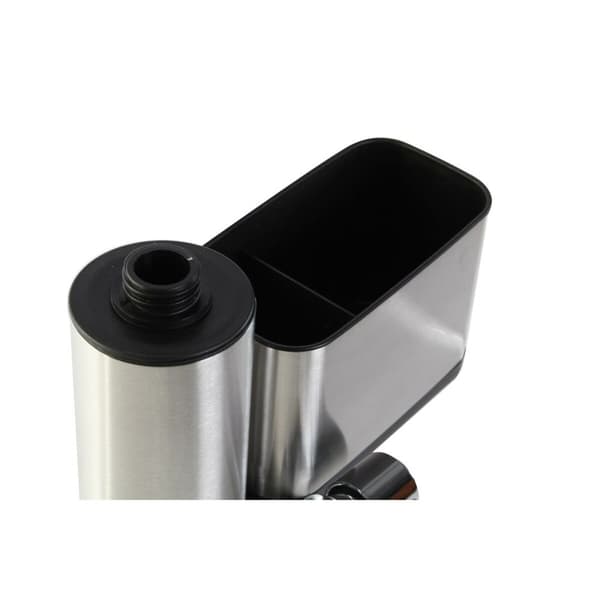 Sæbedispenser DKD Home Decor Køkken Sølvfarvet Rustfrit stål PP (20,3 x 7 x 17,5 cm)