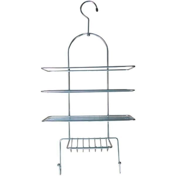 MSV Duschhylla att hänga i krom - 25x53x11 cm