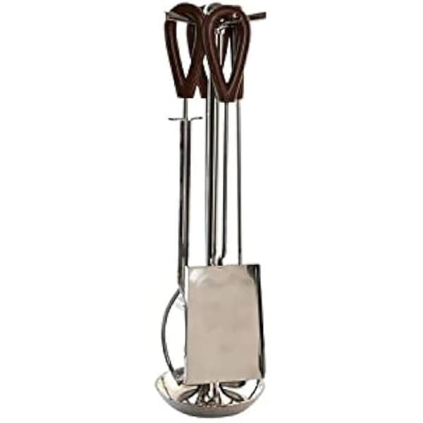 Öppen spis - DKD Heminredning - Silver - Rostfritt stål - Aluminium - 66x36x18 cm
