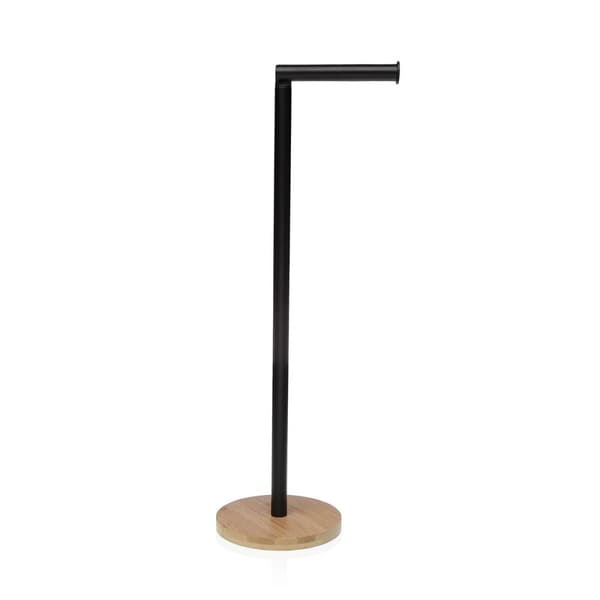 Toalettrullehållare Versa Svart 67 cm