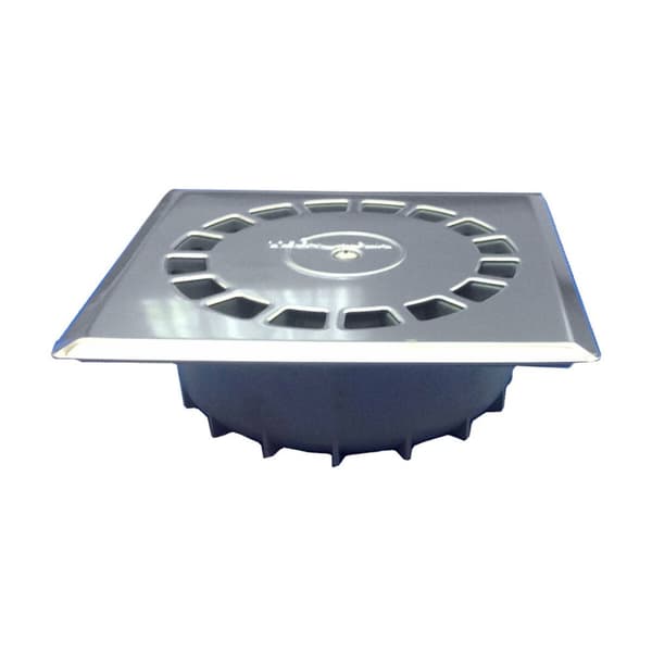 Avlopp Tecnoagua T-88 I PVC Rostfritt stål 11,7 x 11,7 x 4,4 cm Ø 4 cm Vertikalt