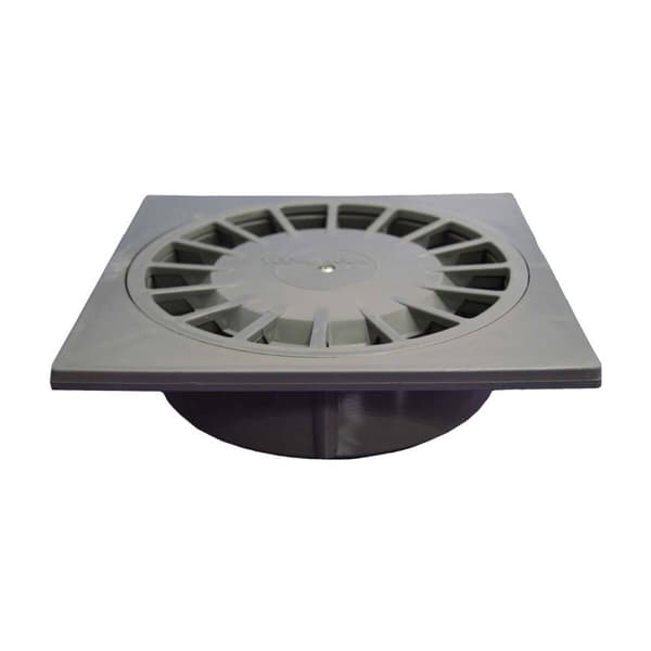 Avlopp Tecnoagua T-88 PVC 15 x 15 x 5,65 cm Ø 7,5 - 5 cm Vertikalt