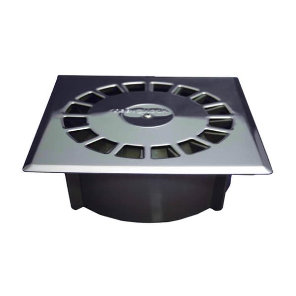 Avlopp Tecnoagua T-88 I PVC Rostfritt stål 16,5 x 16,5 x 5,7 cm Ø 7,5 - 5 cm Vertikalt