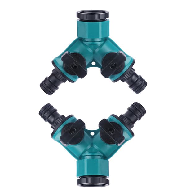 INF 2-vejs hosesplitter - Y-stik haveslange-splitter