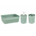 Miniatyrbillede 2 af 5: Conjunto de Banho Berilo PP-107-3 Grøn Plastik (12 enheder)