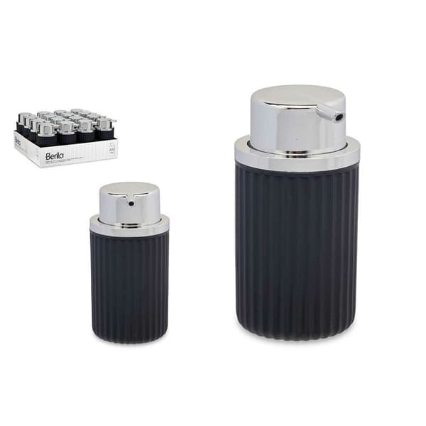 Sæbedispenser Berilo 3236-3 Antracit Plastik 420 ml 7 x 14,5 x 8,5 cm (16 enheder)