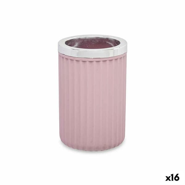 Lasi Berilo 3436-4 Pinkki Muovinen 7,5 x 11,5 x 7,5 cm (16 osaa)