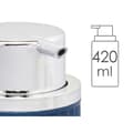 Pikkukuva 5 / 5: Saippua-annostelija Berilo 3236-5 Sininen Muovinen 420 ml 7 x 14,5 x 8,5 cm (16 osaa)